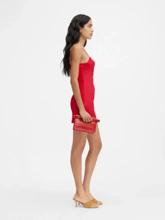 Mini vestido Sablier Vestido lencero de jersey Mini vestido Sablier Vestido lencero de jersey