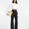 Pantalones Sauge Pantalones acampanados de cintura alta Pantalones Sauge Pantalones acampanados de cintura alta