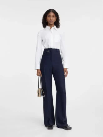 Pantalones Sauge Pantalones acampanados de cintura alta