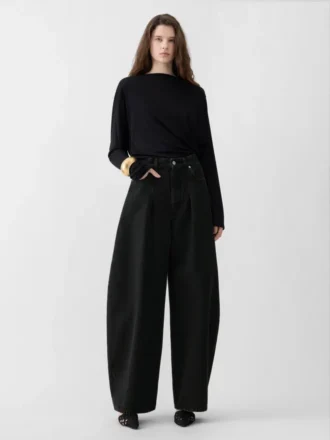 Pantalones vaqueros Ovalo de Nîmes Vaqueros de cintura alta y corte curvo