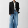 Pantalones vaqueros Ovalo de Nîmes Vaqueros de cintura alta y corte curvo