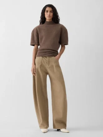 Pantalones vaqueros Ovalo de Nîmes Vaqueros de cintura alta y corte curvo