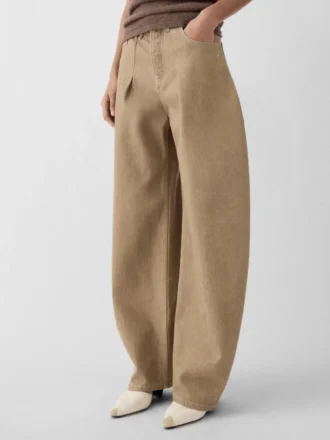 Pantalones vaqueros Ovalo de Nîmes Vaqueros de cintura alta y corte curvo