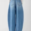 Pantalones vaqueros Ovalo de Nîmes Vaqueros de cintura alta y corte curvo
