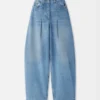 Pantalones vaqueros Ovalo de Nîmes Vaqueros de cintura alta y corte curvo