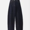 Pantalones vaqueros Ovalo de Nîmes Vaqueros de cintura alta y corte curvo
