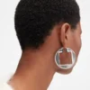 Pendientes de aro Rond Carré Pendientes de aro asimétricos