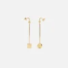 Pendientes Nodo Pendientes colgantes asimétricos