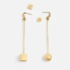 Pendientes Nodo Pendientes colgantes asimétricos