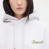 Sudadera con capucha Corto Sudadera con capucha bordada