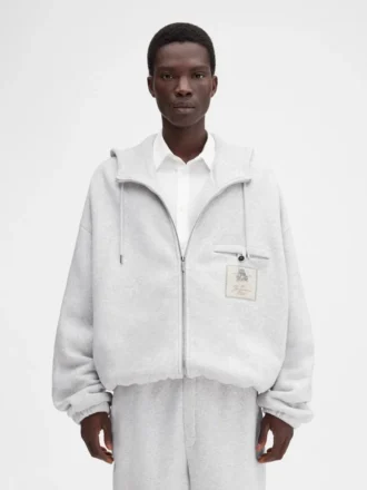 Sudadera con capucha Torneo Sudadera con capucha y cremallera con el logotipo del Club JACQUEMUS Sudadera con capucha Torneo Sudadera con capucha y cremallera con el logotipo del Club JACQUEMUS