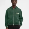 Sudadera con capucha y cremallera Gros Grain Sudadera con capucha y cremallera con logotipo Grosgrain Sudadera con capucha y cremallera Gros Grain Sudadera con capucha y cremallera con logotipo Grosgrain