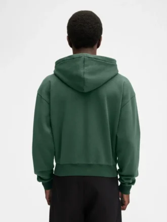 Sudadera con capucha y cremallera Gros Grain Sudadera con capucha y cremallera con logotipo Grosgrain