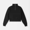 Sudadera con cuello alto y cremallera Gros Grain Sudadera con cremallera