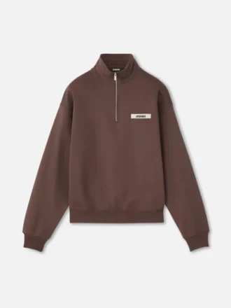Sudadera con cuello alto y cremallera Gros Grain Sudadera con cremallera