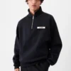 Sudadera con cuello alto y cremallera Gros Grain Sudadera con cremallera Sudadera con cuello alto y cremallera Gros Grain Sudadera con cremallera