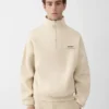 Sudadera con cuello alto y cremallera Gros Grain Sudadera con cremallera Sudadera con cuello alto y cremallera Gros Grain Sudadera con cremallera