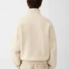 Sudadera con cuello alto y cremallera Gros Grain Sudadera con cremallera Sudadera con cuello alto y cremallera Gros Grain Sudadera con cremallera