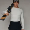 Top con cuello alto Jacquemus + Nike Top de manga larga – Colaboración Jacquemus + Nike Top con cuello alto Jacquemus + Nike Top de manga larga – Colaboración Jacquemus + Nike
